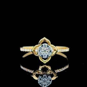 Elegant Blossom Diamond Ring